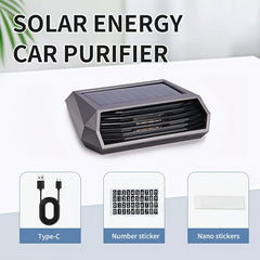 Solar Car Air Purifier Eliminates Odor Nightlight