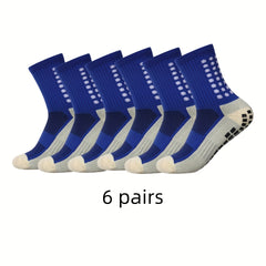 Men's Mid Crew Sport Socks Nylon Blend Breathable Comfortable Active Wear
