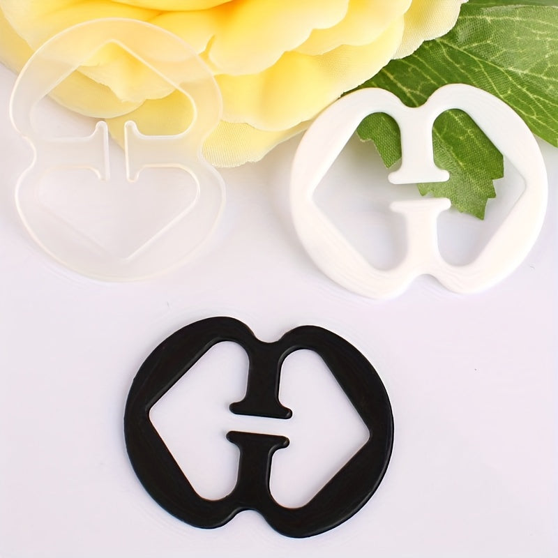 4pcs Bra Strap Clips Invisible Non-slip Buckles Conceal Straps for Braless Look