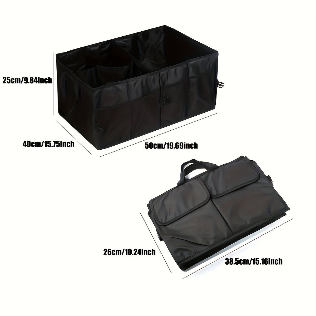 Car Trunk Oxford Cloth Storage Box Folding Large Capacity