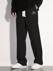 Men's Casual Cotton Drawstring Pants for Spring Summer