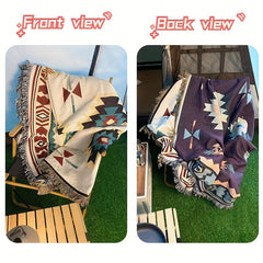 Retro Ethnic Style Picnic Mat for Outdoor Camping
