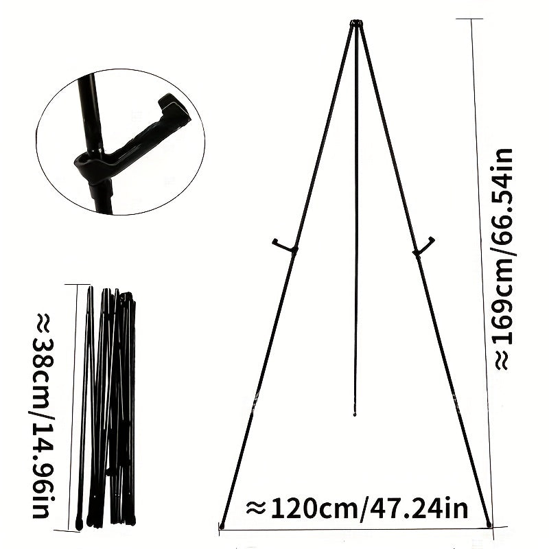 Tall Display Easel Metal Art Easel Art Painting Rack Folding