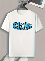 Men's Graphic Print T-shirt Casual Comfy Tees For Summer