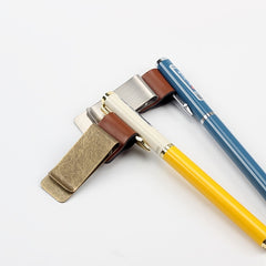 Retro Pen Clip Notebook Accessory Office Supply Stationery Bill Clip 5.1x0.78in