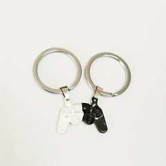 Cartoon Game Controller Keychain Magnet Keyring Gift