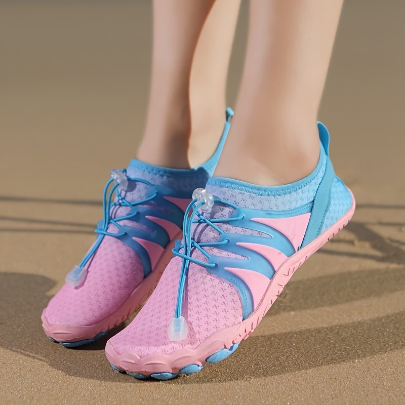 Non Slip Flat Wading Sneakers Beach Shoes For Swimming Surfing Diving Women's