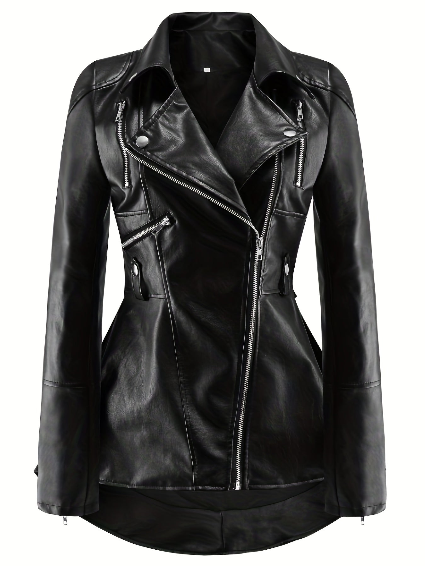 Streetwear Zip Up Lapel Neck Jacket for Fall & Winter