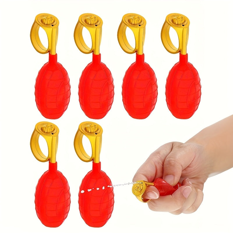 Adult Spray Water Ring Toys Prank Kit Noise Plastic Outdoor Party Bags