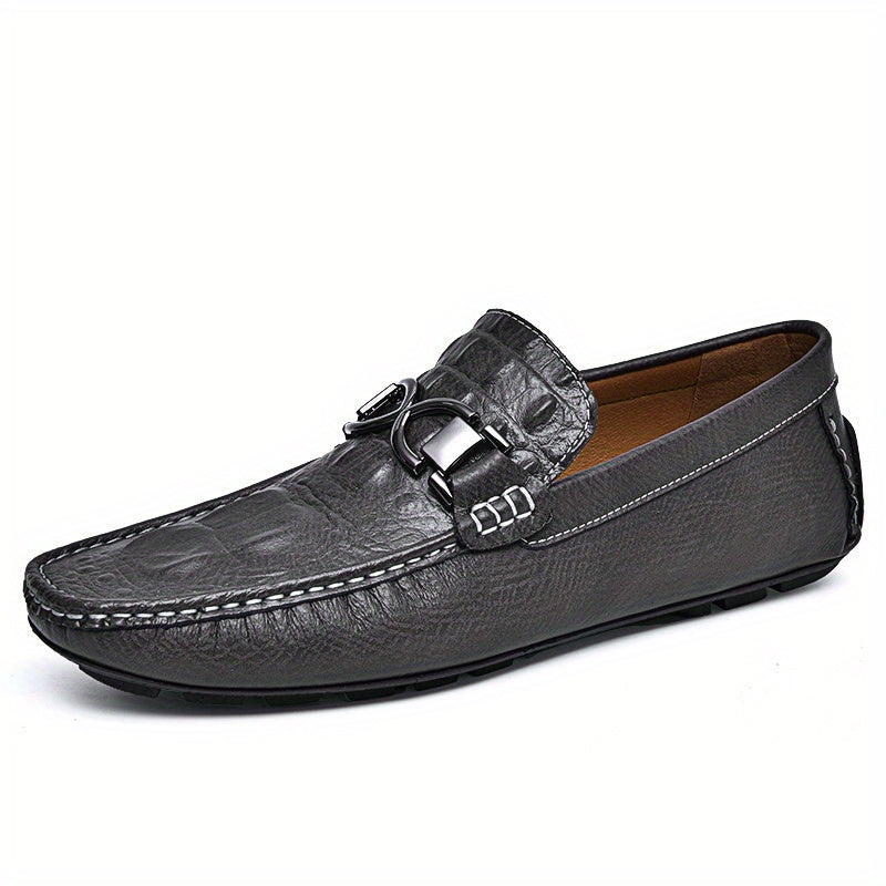 Men's Slip On Bit Loafer Shoes Comfortable Casual Anti-Skid Walking Shoes