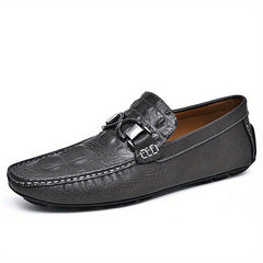 Men's Slip On Bit Loafer Shoes Comfortable Casual Anti-Skid Walking Shoes