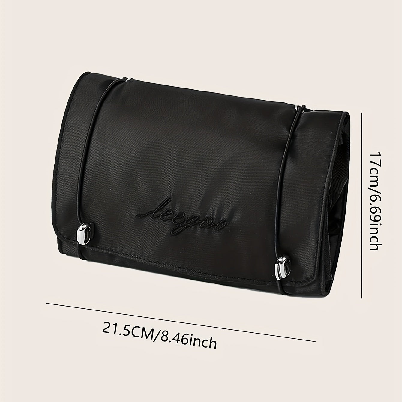 Foldable Toiletry Travel Bag with Detachable Compartments