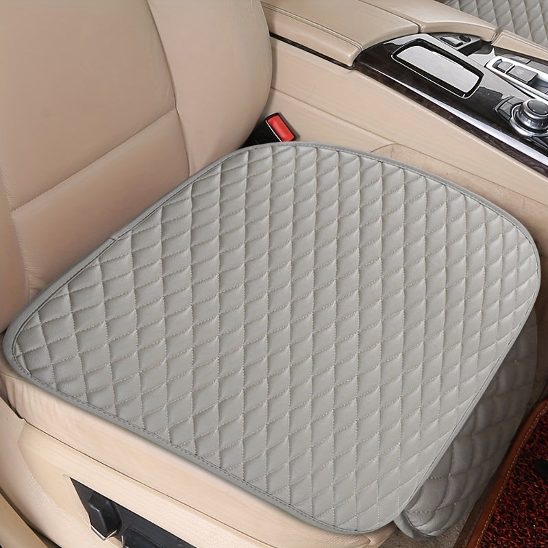 1pc Car PU Leather Seat Cover Breathable Non Slip Protector Auto Seat Cushion