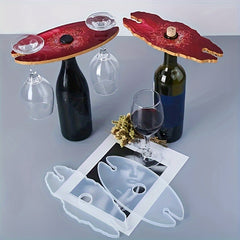 Round Resin Wine Rack Mold for Epoxy Bottle Making