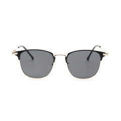 Cat Eye Sunglasses Metal Square Frame UV400