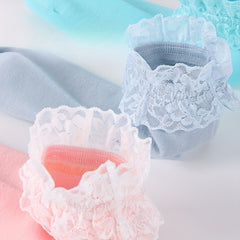 Lace Trim Socks Mid Tube Women's Stockings Hosiery