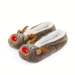 Cartoon Animal Fuzzy Socks Soft & Warm Low Cut Floor Socks Women's Stockings