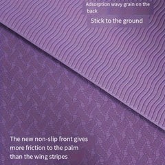 TPE Non-slip Yoga Mat Foldable Fitness Mat