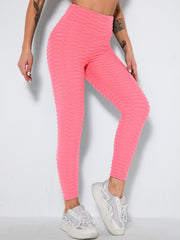 High Waist Elastic Bottoms Slim Leggings Women's Clothing