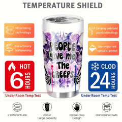 590ml Stainless Steel Water Cup Insulated Leakproof Bottle for Outdoor Sports