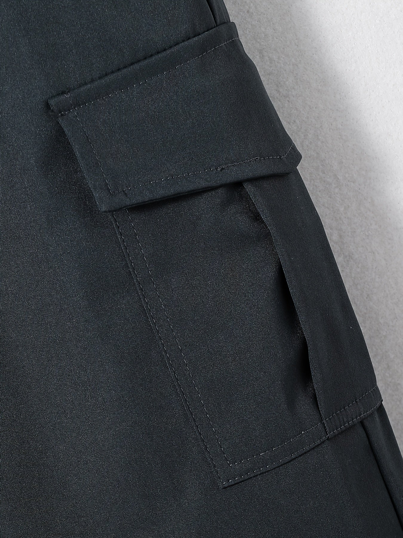 Boys Casual Cargo Pants Elastic Waist Pocket Outdoor