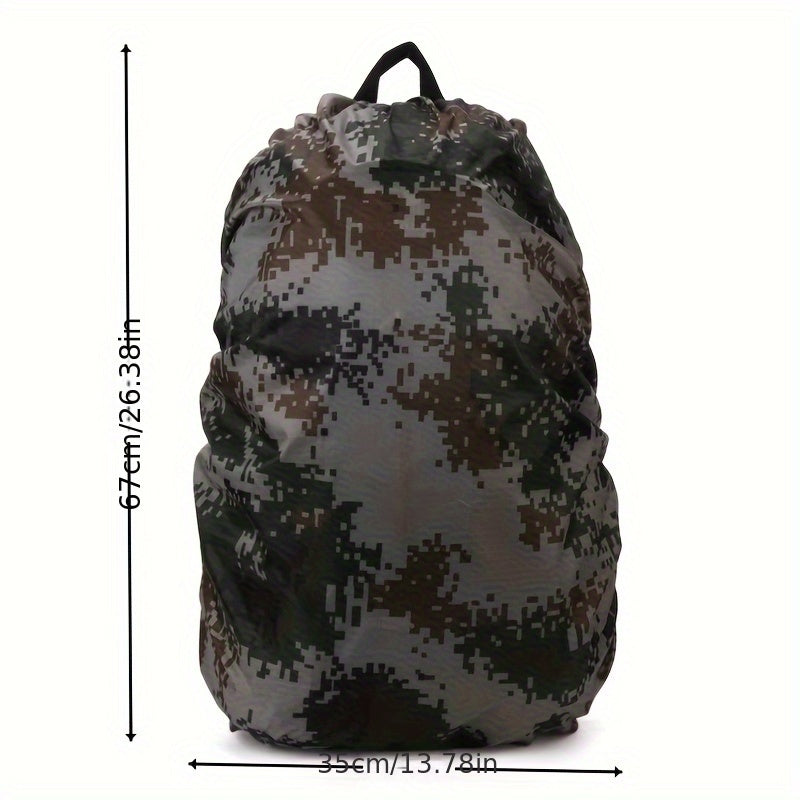 60L Portable Outdoor Backpack Waterproof Dust Cover Camping Sports Accessories