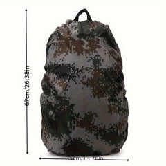 60L Portable Outdoor Backpack Waterproof Dust Cover Camping Sports Accessories