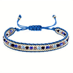 Boho Wrap Bracelet Glass Seed Beads Hand Woven Colorful Friendship Bracelet