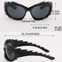 Y2K Wrap Around Sunglasses UV400 Sun Shades