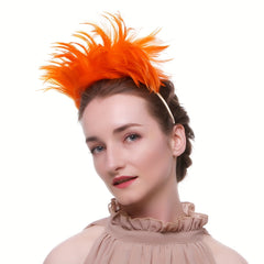 Faux Feather Headband Party Headdress Women's Hair Accessories