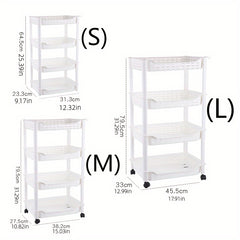 1pc Movable Storage Rack for Home Item Organization