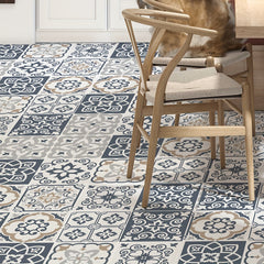 9pcs Mediterranean Style Waterproof Detachable Stickers