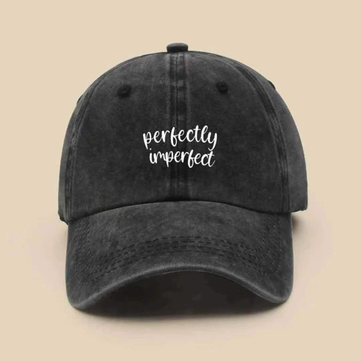 Imperfect Washed Baseball Cap Sun Hat Unisex