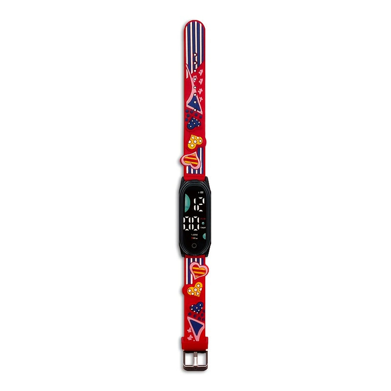 LED Sports Watch with Backlit Display for Soccer Basketball Swimming