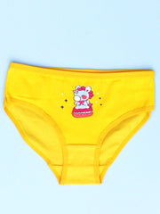 4pcs Unicorn Print Girls Briefs Kids Cotton Breathable Underwears