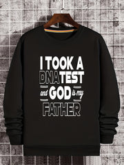 God Is My Father Sweatshirt Men's Graphic Pullover Sweats