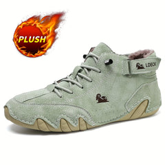 Women's Plush Inner Snow Boots Non slip Comfort Ankle Boots Walking Shoes