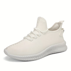 Men's Comfy Solid Sneakers Non Slip Casual Shoes Outdoor Activities