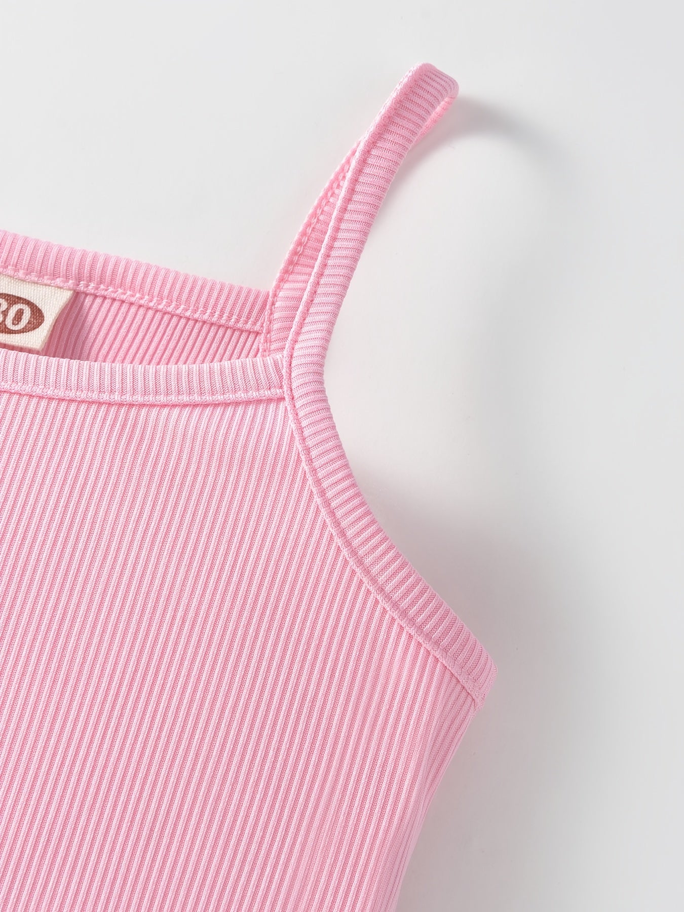3pcs Toddler Girls Casual Suspender Cami T shirt Summer Clothes