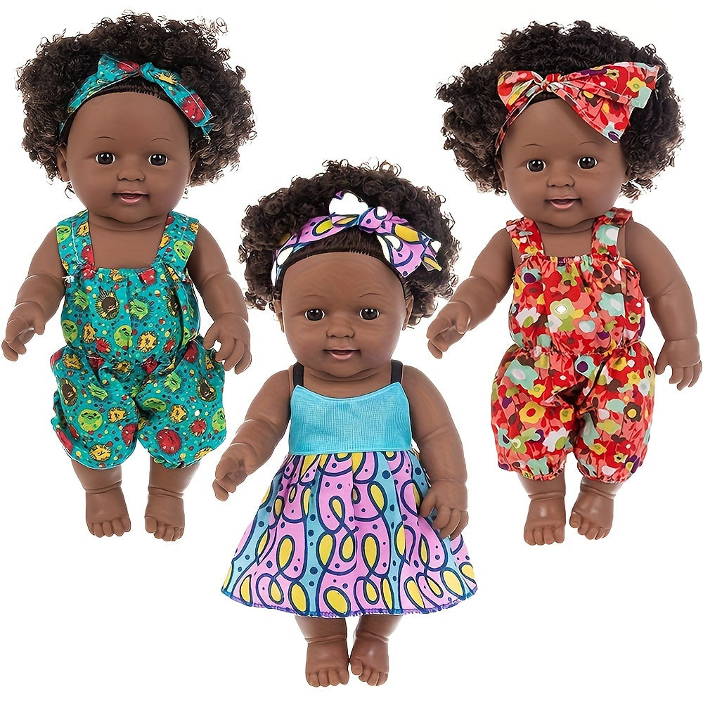 12 Inch Youngsters Doll with Cute Outfit - Durable PVC Material