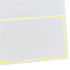 30pcs Small Place Cards with Golden Foil Border for Table Arrangement