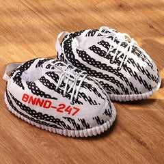 Men's Plush Letter Print House Shoes