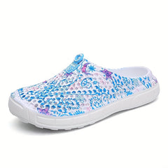 Women's Colorful Print Sport Hole Shoes Lightweight And Breathable