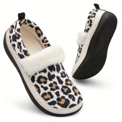 Women's Cow Print Walking Shoes Lightweight Warm Outdoor Shoes