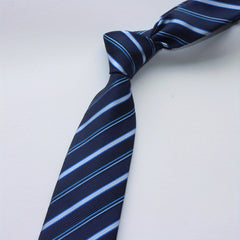 1200 Needles Classic Stripe High Neck Tie for Men Size 3 15Inch