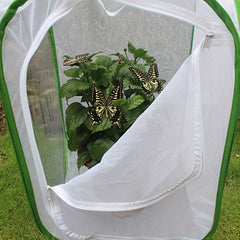 Large Pet Cage Folding Butterfly PVC Cage for Plants Insect Prevention