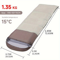 Portable Envelope Style Sleeping Bag with Hat
