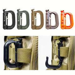 Plastic D Keychain Lock Buckle Backpack Hanging Buckle