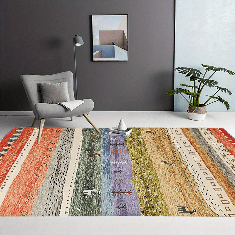 Nordic Moroccan Ethnic Style Carpet Mat Living Room Sofa Coffee Floor Mat