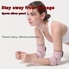 Open Elbow Protector Dual Strap Adjustable Elasticity Waterproof OK Fabric
